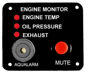 20256 ENGINE MONITOR PANEL ONLY, Single - Click Image to Close
