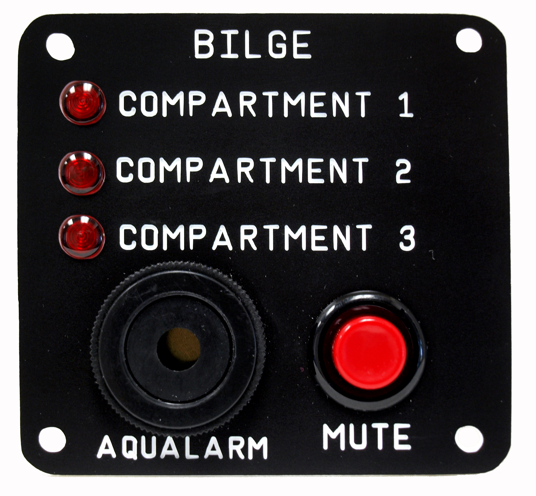 20361 Three Compartment Bilge Warning Panel - Click Image to Close