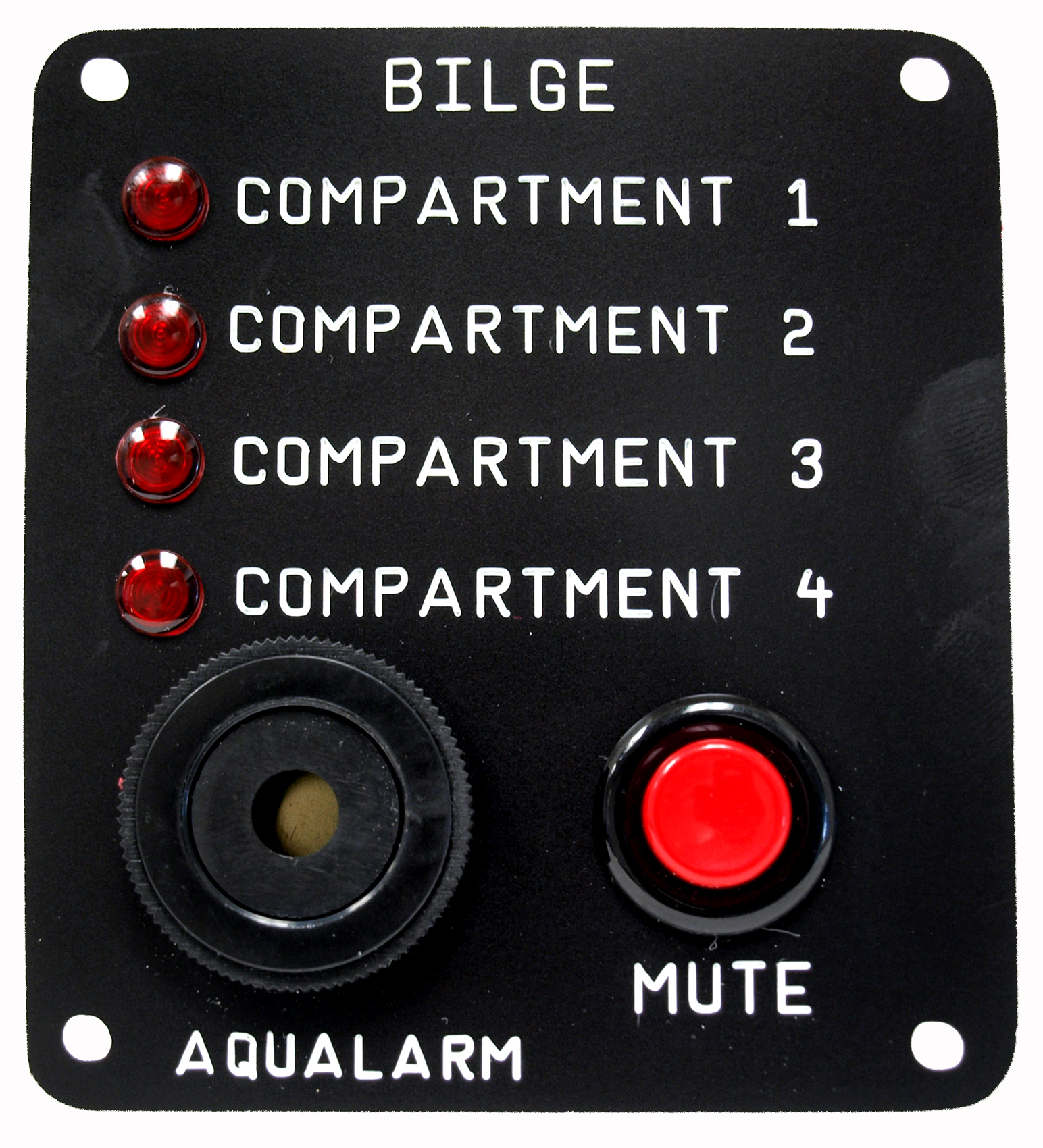 20362 Four Compartment Bilge Warning Panel - Click Image to Close