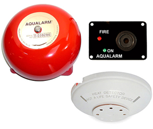 20532 Fire Alarm, with Bell, 135°F,12v - Click Image to Close