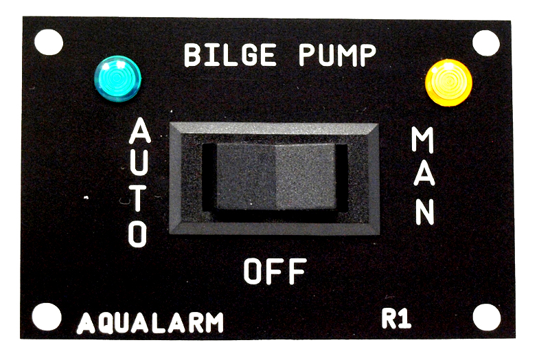 71006 Bilge Pump 3 Way Switch Panel, 12,24,32v - Click Image to Close