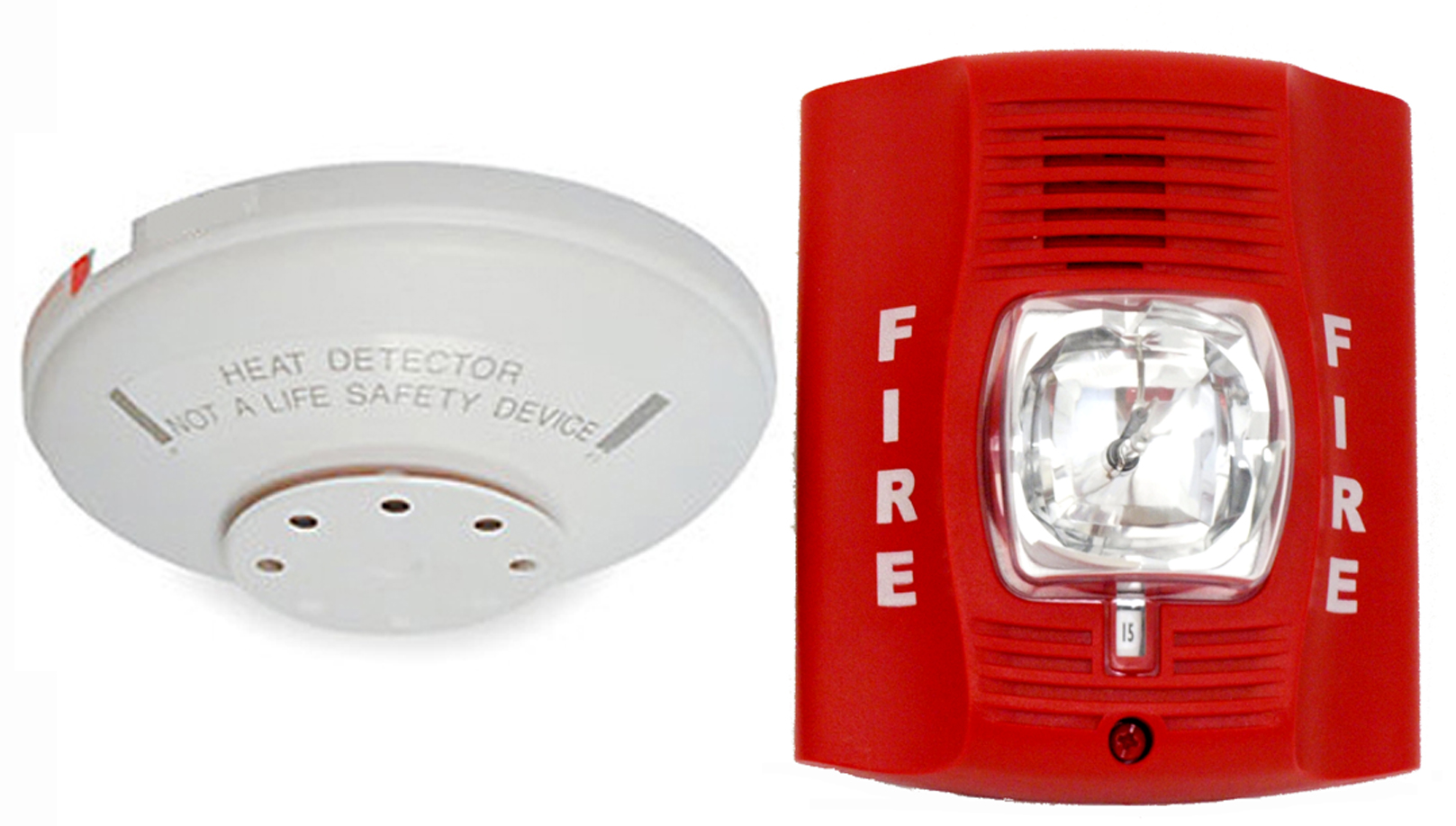 Fire Alert Siren/Strobe and Detector